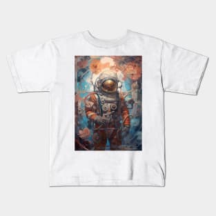 Retro Astronaut Kids T-Shirt